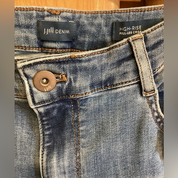 J JILL DENIM Womens High Rise Full Crop Jeans - Picture 4 of 13